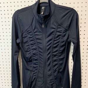 Kyodan S zip up navy blue jacket.